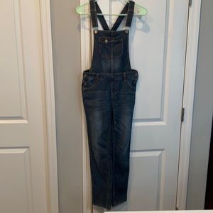 Cherokee Women Skinny Jean Bib Overalls L